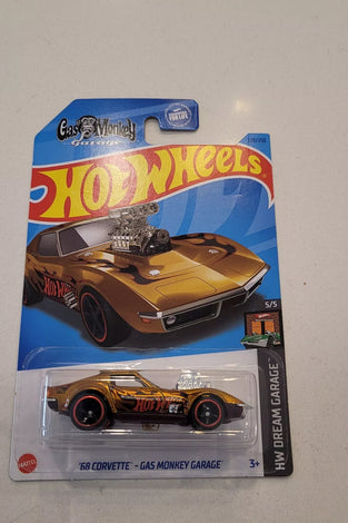 Hot Wheels '68 Corvette – Gas Monkey Garage 2023 SUPER TREASURE HUNT