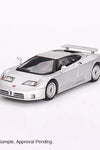 Mini GT 1:64 #704 Bugatti EB110 GT Grigio Chiaro Silver
