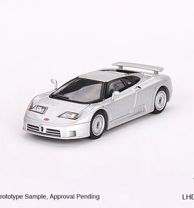 Mini GT 1:64 #704 Bugatti EB110 GT Grigio Chiaro Silver
