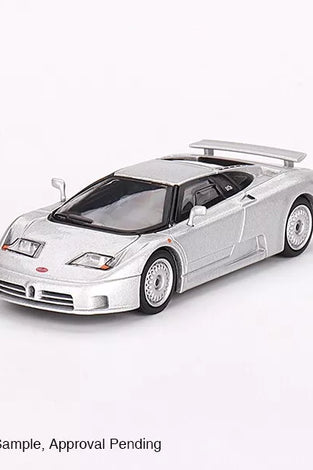 Mini GT 1:64 #704 Bugatti EB110 GT Grigio Chiaro Silver