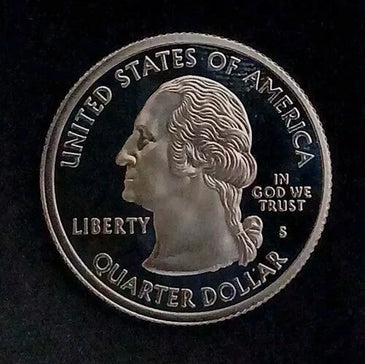 2000-S SILVER PROOF WASHINGTON VIRGINIA STATE QUARTER