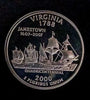 2000-S SILVER PROOF WASHINGTON MASSACHUSETTS  STATE QUARTER
