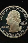2003-S SILVER PROOF WASHINGTON ARKANSAS STATE QUARTER