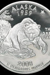 2008-S CLAD PROOF ALASKA STATE QUARTER