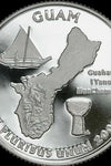 2009-S CLAD PROOF GUAM STATE QUARTER