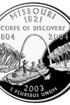 2003-S CLAD PROOF MISSOURI STATE QUARTER
