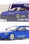 Pop Race Honda Pandem Civic EG6 Blue 1/64 PR640127