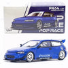 Pop Race Honda Pandem Civic EG6 Blue 1/64 PR640127