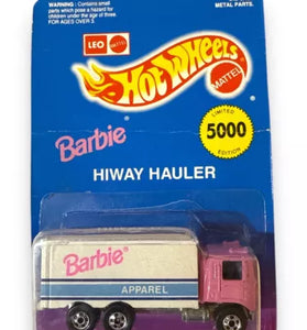 LEO HOT WHEELS BARBIE PINK HIWAY HAULER