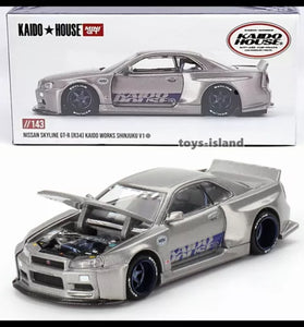 Kaido House 1:64 Nissan Skyline GT-R (R34)  Kaido SHINJUKU V1