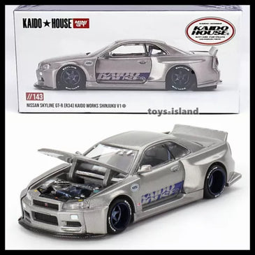 Kaido House 1:64 Nissan Skyline GT-R (R34)  Kaido SHINJUKU V1