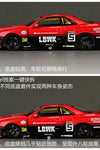 CM MODEL LB-ER34 ADVAN SUPER SILHOUETTE NISSAN SKYLINE w/EXTRA WHEELS