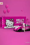 COOL CAR HELLO KITTY PINK VOLKSWAGEN BUG W/CONTAINER #'D TO 500