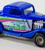 LOOSE HOT WHEELS Blue Cal Custom 3-Window '34 Ford w/Real Riders