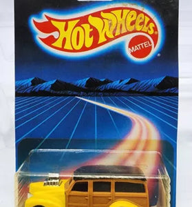 1986 HOT WHEELS YELLOW 40'S WOODIE