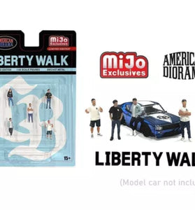 American Diorama 1:64 Figures Liberty Walk Team – Mijo Exclusives