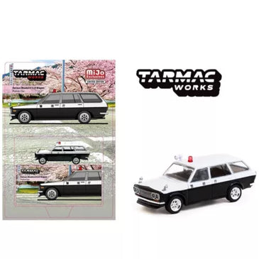 Tarmac Works 1:64 Datsun Bluebird 510 Wagon Japan Police Car – MiJo Exclusives