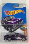 HOT WHEELS SUPER TREASURE HUNT PURPLE '67 CHEVY C10 IN PROTECTO