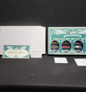 1996 HOT WHEELS FACTORY TREASURE HUNT SET w/ORIGINAL SHIPPER BOX