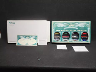 1996 HOT WHEELS FACTORY TREASURE HUNT SET w/ORIGINAL SHIPPER BOX