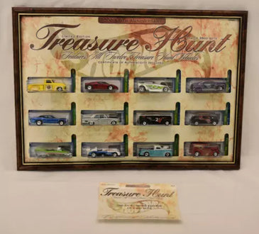 2002 HOT WHEELS TREASURE HUNT SET w/ORIGINAL SHIPPER BOX