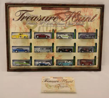 2002 HOT WHEELS TREASURE HUNT SET w/ORIGINAL SHIPPER BOX