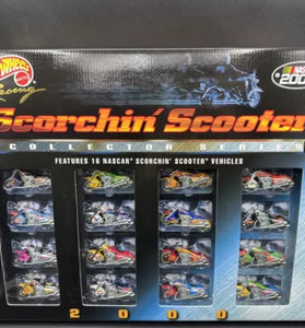 HOT WHEELS RACING 2000 SCORCHIN SCOOTER (20) MOTORCYLE FACTORY SET
