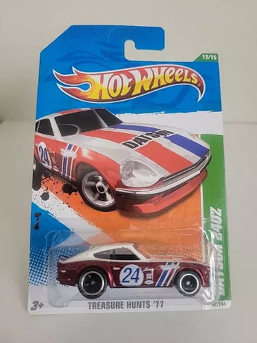 2011 HOT WHEELS SUPER TREASURE HUNT DATSUN 240Z IN PROTECTO