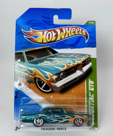 2011 HOT WHEELS SUPER TREASURE HUNT '64 PONTIAC GTO IN PROTECTO