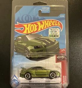 2019 HOT WHEELS SUPER TREASURE HUNT (R34) NISSAN SKYLINE w/FACTORY STICKER