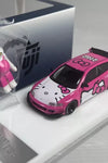 FUJI 1:64 PINK HELLO KITTY HONDA CIVIC EG6 w/KITTY FIGURE