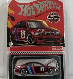 HOT WHEELS RLC RED 2006 BMW M3