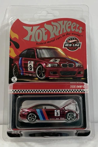 HOT WHEELS RLC RED 2006 BMW M3