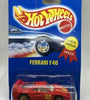 HOT WHEELS #69 RED FERRARI F40 w/GOLD ULTRA HOT WHEELS IN PROTECTO