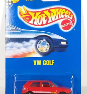 HOT WHEELS #106 RED VOLKSWAGEN GOLF w/BLACKWALLS