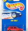 HOT WHEELS #106 RED VOLKSWAGEN GOLF w/BLACKWALLS