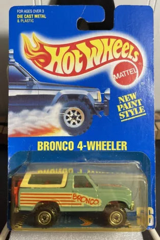 HOT WHEELS #56 TEAL BRONCO 4-WHEELER