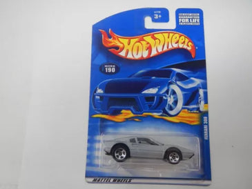2001 HOT WHEELS #190 SILVER FERRARI 308