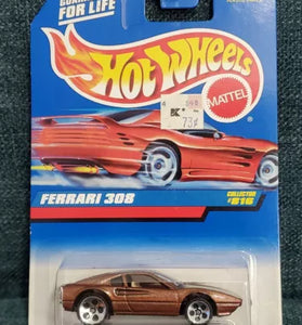 2001 HOT WHEELS #816 BROWN FERRARI 308