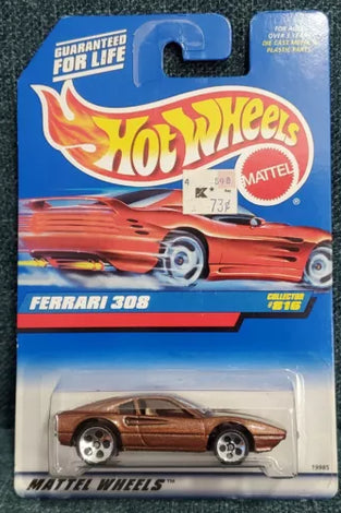 2001 HOT WHEELS #816 BROWN FERRARI 308