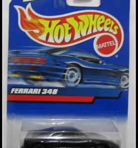 2000 HOT WHEELS #106 BLACK FERRARI 348 w/3 SPOKE WHEELS