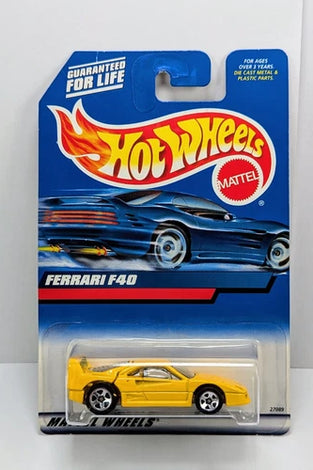 2000 HOT WHEELS #122 YELLOW FERRARI F40