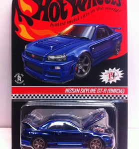 Hot Wheels 2019 - Nissan Skyline GT-R (BNR34) (RLC) (Blue) #10790/12500