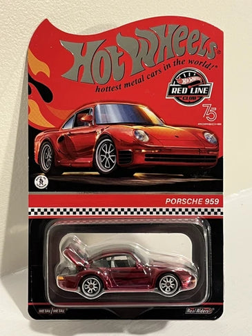 HOT WHEELS RLC RED PORSCHE 959