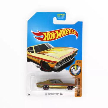 HOT WHEELS GOLD '69 CHEVELLE SS 396 SUPER TREASURE HUNT