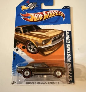 HOT WHEELS '67 FORD MUSTANG COUPE SUPER TREASURE HUNT