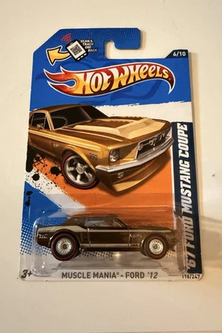 HOT WHEELS '67 FORD MUSTANG COUPE SUPER TREASURE HUNT