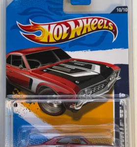 HOT WHEELS RED '67 CHEVELLE SS 396 SUPER TREASURE HUNT IN PROTECTO