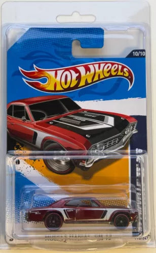 HOT WHEELS RED '67 CHEVELLE SS 396 SUPER TREASURE HUNT IN PROTECTO