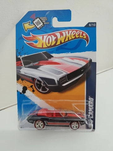 HOT WHEELS GREY '69 CAMARO SUPER TREASURE HUNT